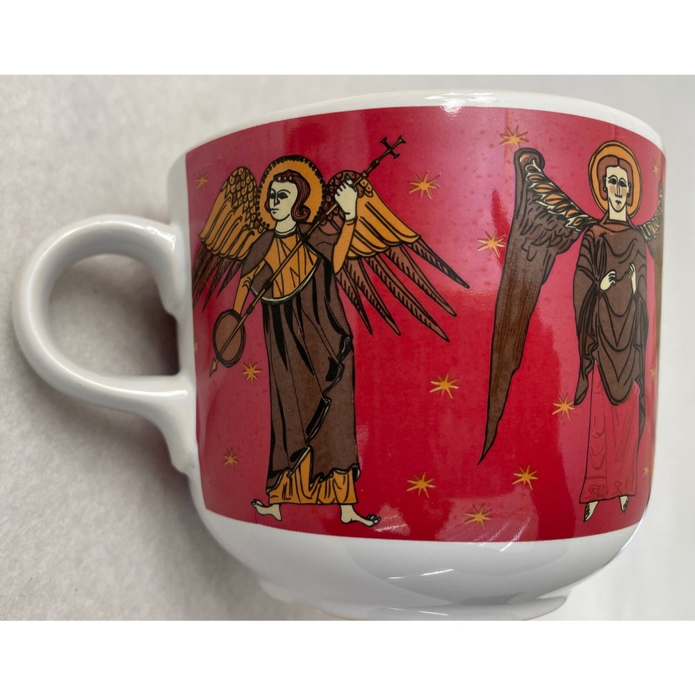 muse nacional dart de catalunya Coffee mug cup Made In England Rare Red Angel